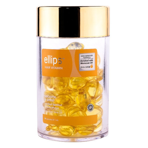 Витамины для волос Ellips Hair Vitamin Ellis Hair Vitamin Smooth & Shiny with Aloe Vera Oil 50x1 мл фото №1