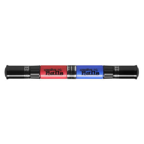 Дитячий лак-олівець для нігтів Malinos Creative Nails на водній основі (2 кольори Темно-червоний Темно-синій) фото №1