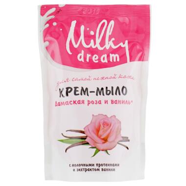 Рідке мило Milky Dream Дамаська троянда і ваніль дой-пак 500 мл (4820205300158) фото №1