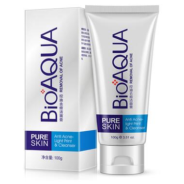 Пінка для вмивання Bioaqua Pure Skin Anti-Acne для проблемної шкіри 100 г фото №1