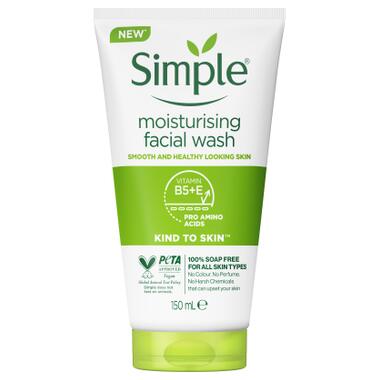 Гель для вмивання Simple Kind to Skin Moisturising Facial Wash 150 мл (5011451103870) фото №1