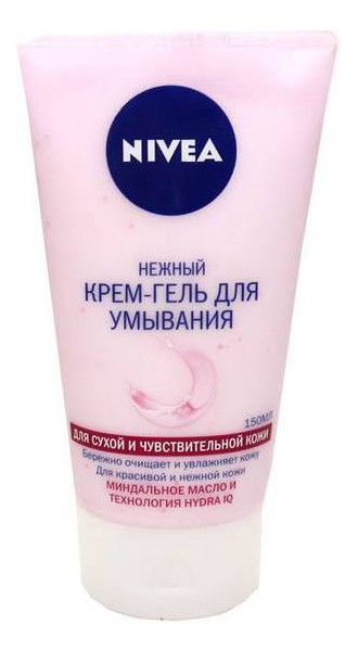 Нежный крем-гель для умывания Nivea для сухой и чувствительной кожи 150 мл 232697 фото №1