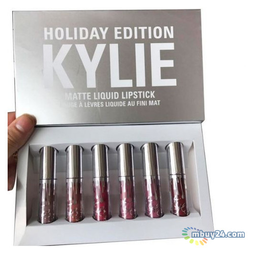 Набор жидких матовых помад Kylie 8613 Holiday Edition 6 в 1 фото №2