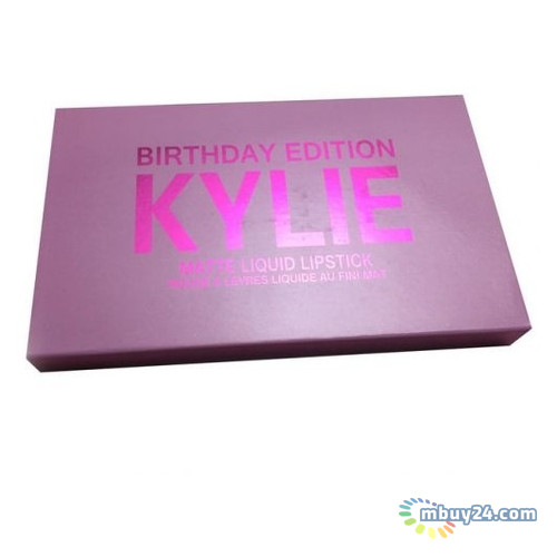 Набор жидких матовых помад Kylie 8626 Birthday Edition New 6 в 1 фото №5