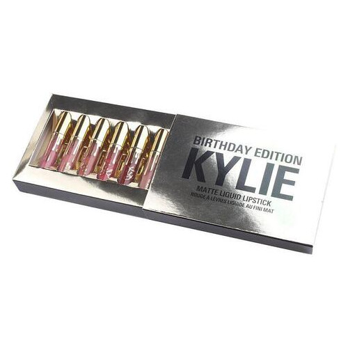 Набор матовых помад Kylie Birthday Edition silver (44400634) фото №2