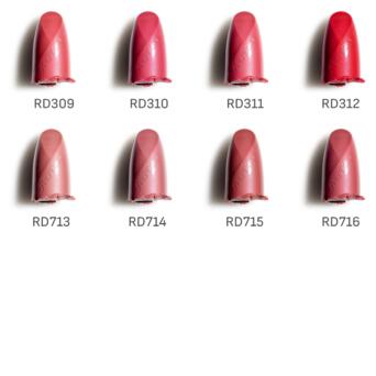 Помада для губ  Shiseido Rouge Rouge RD 308 - Toffee Apple (ирис яблоко) фото №5