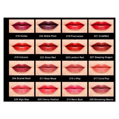 Помада Shiseido Vision Airy Gel Lipstick 204 - Scarlet Rush (коричнево-сиреневый) фото №3