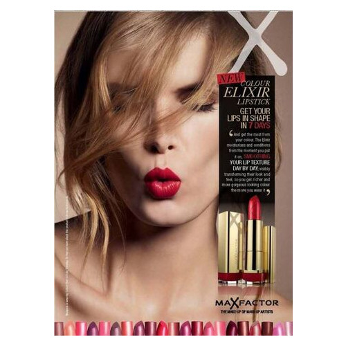 Помада Max Factor Colour Elixir Lipstick 853 - Chilli (чили), уценка фото №5