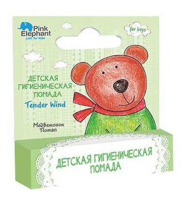 Детская гигиеническая помада Pink Elephant Медвежонок Потап 3,6 г (037173) фото №1