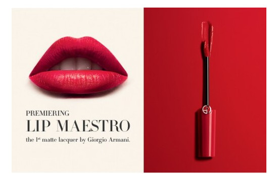 Жидкая помада для губ Giorgio Armani Lip Maestro 503 - Red Fushia фото №5