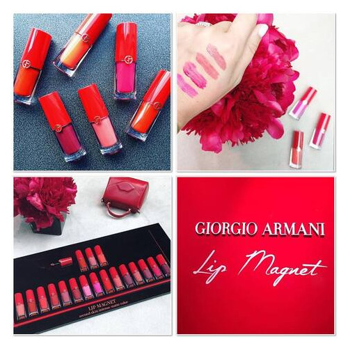Жидкая губная помада Giorgio Armani Lip Magnet Liquid Lipstick 300 - Tangerine фото №4