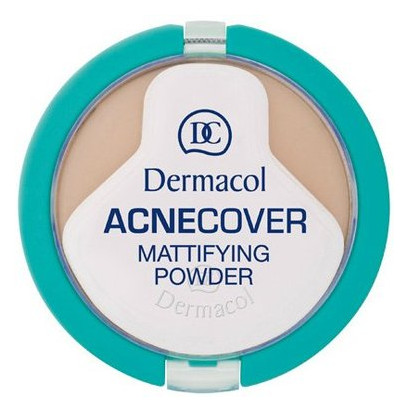 Пудра компактная матирующая для проблемной кожи Dermacol Make-Up Acnecover №02 Shell фото №1