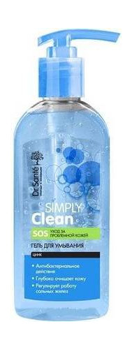 Гель для умывания Dr. Sante Simply Clean для проблемной кожи 200 мл (939273) фото №1