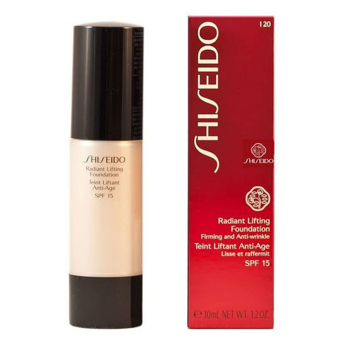 Тональный крем Shiseido Radiant Lifting Foundation I00 - Very light ivory (светлая слоновая кость) фото №5