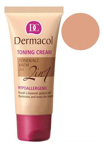 Тональный крем Dermacol Toning Cream 2 in 1 Bronze 30 мл (1357) фото №1