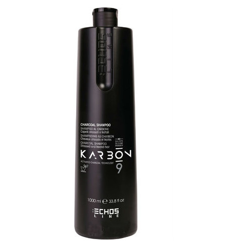 Шампунь Echosline Karbon 9 Charcoal Shampoo 1000 мл (23498) фото №1
