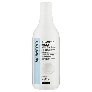 Шампунь Brelil Numero Shampoo Milky Ultra Nutriente Ультраживильний 800 мл (8011935088041) фото №1