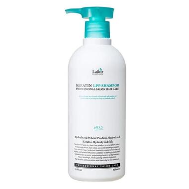 Безсульфатний протеїновий шампунь Lador (Keratin LPP Shampoo) 530 мл (LDR-81105) фото №1