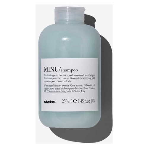 Шампунь для блиску та збереження косметичного кольору волосся Davines Minu Shampoo, 250 мл фото №1