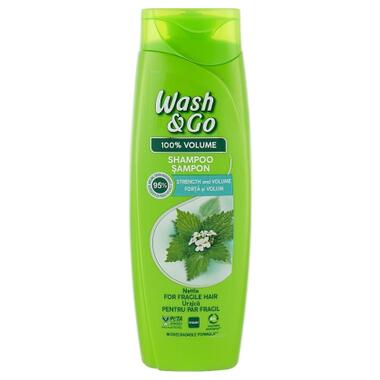 Шампунь Wash&Go З екстрактом кропиви для ламкого волосся 360 мл (8008970056838) фото №1