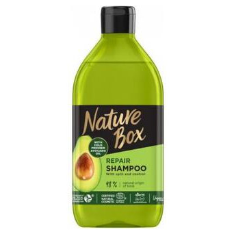 Шампунь Nature Box для відновлення волосся з олією авокадо 385 мл (9000101215762) фото №1