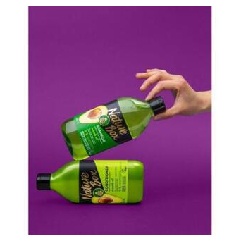 Шампунь Nature Box для відновлення волосся з олією авокадо 385 мл (9000101215762) фото №3