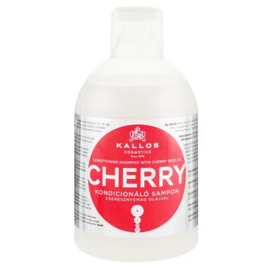 Шампунь Kallos Cosmetics Cherry Відновлювальний з олією вишневих кісточок 1000 мл (5998889511579) фото №1