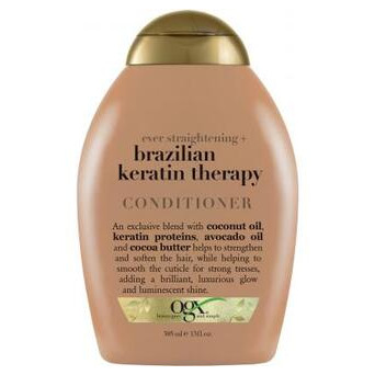 Кондиціонер для волосся OGX Brazilian Keratin Smooth для зміцнення волосся 385 мл (0022796976024) фото №1