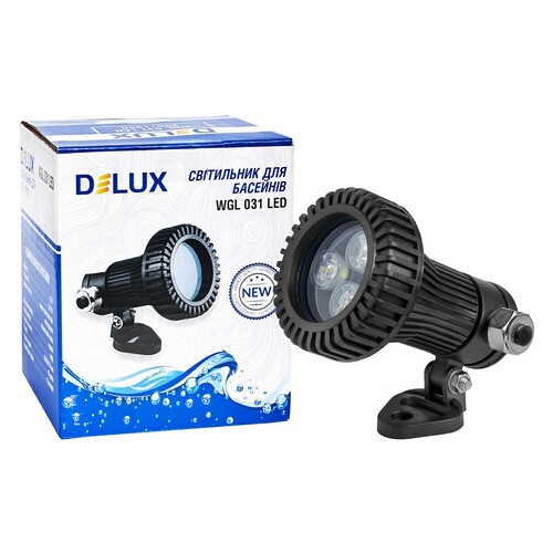 Светильник Delux WGL 031 LED 12V 3*1W  для бассейнов IP68 фото №3