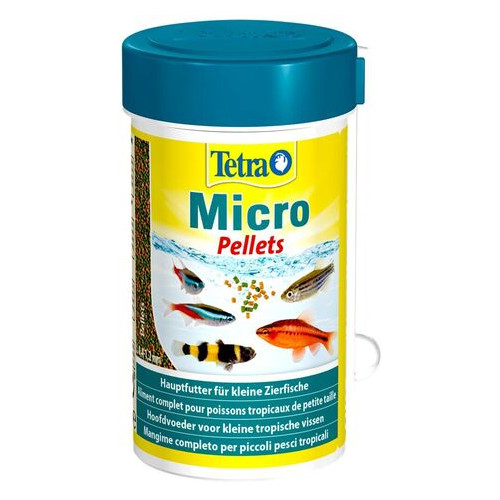 Корм для рыб Tetra Micro Pellets микро пеллеты 100 мл (277496) фото №1