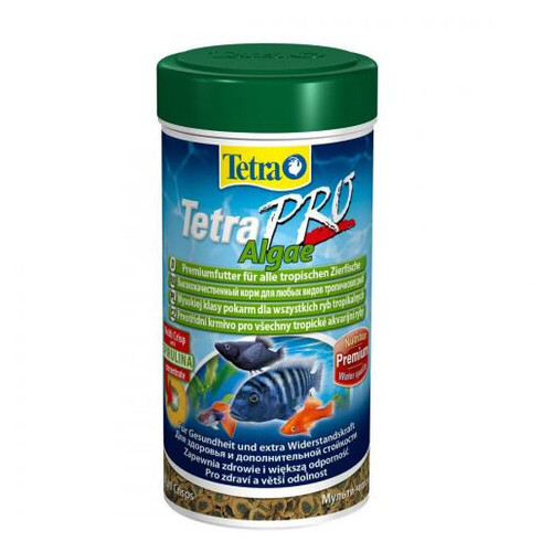 Преміум корм Tetra PRO Algae (Vegetable) для акваріумних риб 100 мл (148058) фото №1