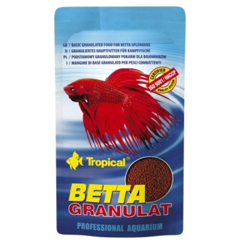 Корм для риб Tropical Betta Granulat в гранулах 10 г (5900469614419) фото №1