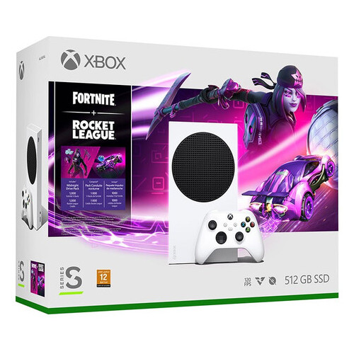Стаціонарна ігрова приставка Microsoft Xbox Series S 512 GB Fortnite фото №1