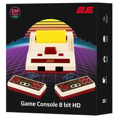 Ігрова консоль 2Е 8bit HDMI (2 бездротових геймпади 298 ігор) (2E8BHDWS288) фото №13
