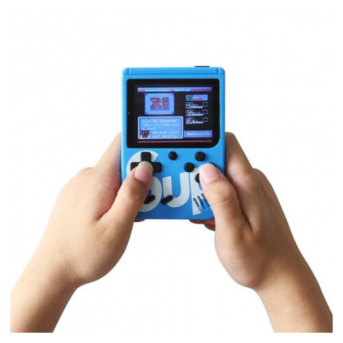 Консоль приставка игровая dendy Sega с дополнительным джойстиком синий фото №2