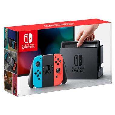 Игровая приставка Nintendo Switch with Neon Blue and Neon Red Joy-Con фото №3