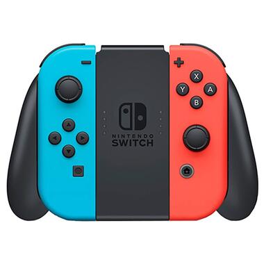 Игровая приставка Nintendo Switch with Neon Blue and Neon Red Joy-Con фото №1