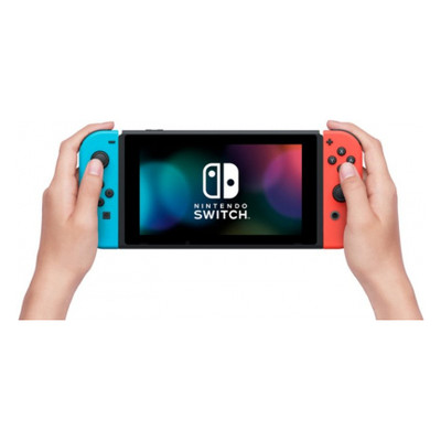 Игровая консоль Nintendo Switch неоновый красный / неоновый синий (45496452643) фото №1