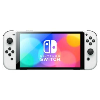 Ігрова консоль Nintendo Switch OLED біла (045496453435) фото №1