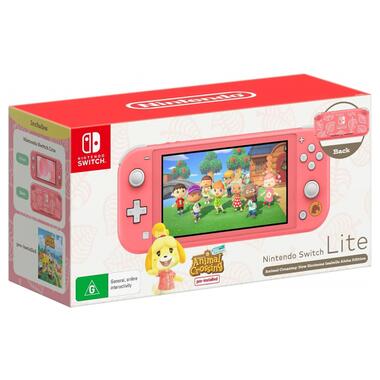 Портативна ігрова консоль Nintendo Switch Lite Animal Crossing: New Horizons Isabelle Aloha Edition  фото №3