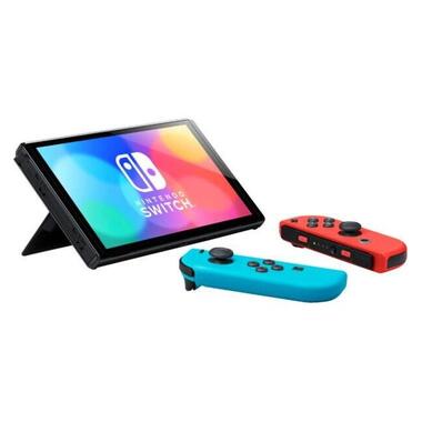 Ігрова консоль Nintendo Switch OLED Model with Neon Blue Red Joy-Con фото №3