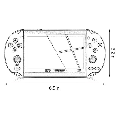 Ігрова приставка XPRO PSP 7 (4.3 дюйми) фото №2