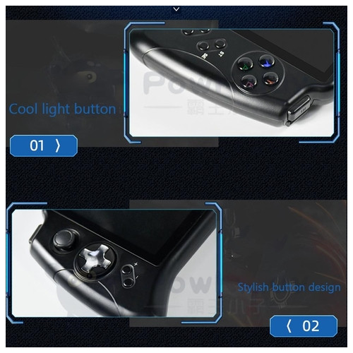 Ігрова приставка (Портативна ігрова консоль) з екраном 7 дюйми з ОС Android 7.0 з Wi-Fi та Bluetooth та підтримкою бездротових джойстиків XPRO PSP 17 фото №8
