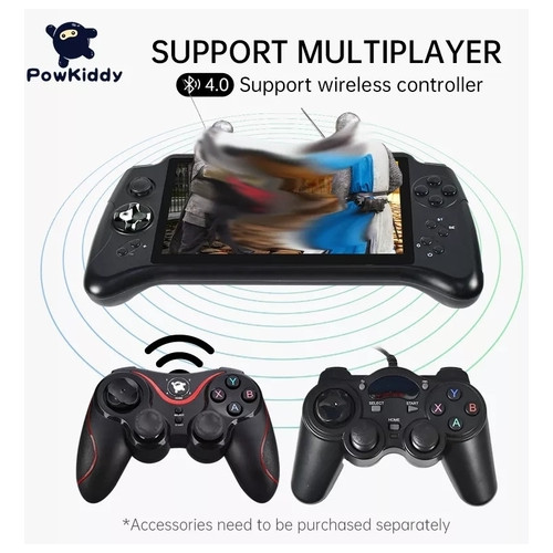 Ігрова приставка (Портативна ігрова консоль) з екраном 7 дюйми з ОС Android 7.0 з Wi-Fi та Bluetooth та підтримкою бездротових джойстиків XPRO PSP 17 фото №1