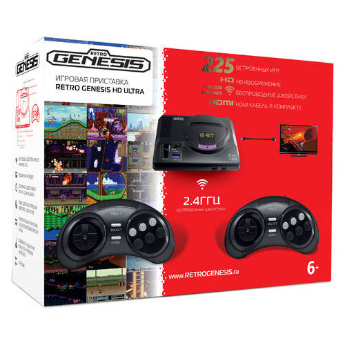 Игровая приставка Retro Genesis 16 bit HD Ultra (ConSkDn73) фото №5