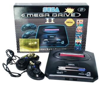 Ігрова приставка Sega Mega Drive 2 (368 вбудованих ігор підтримка картриджів) ретро консоль чорна (24335-Sega2_468) фото №6