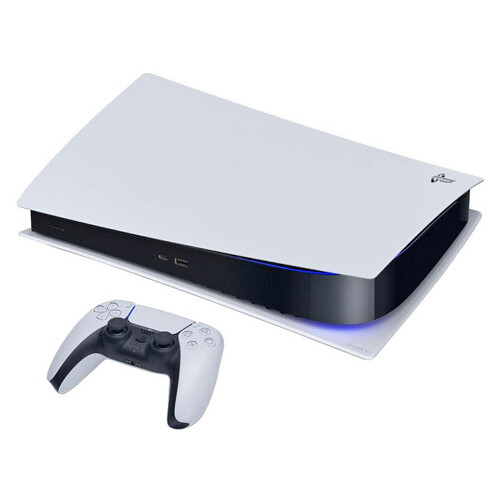 Ігрова консоль Sony PS5 Digital Edition 825GB White фото №2