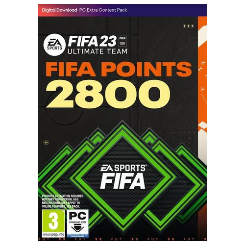 Карта поповнення PC FIFA 23 Points 2800 (код завантаження) (1136258) фото №1