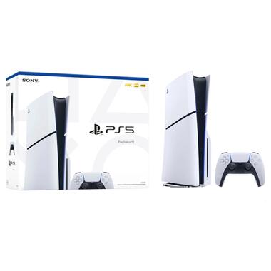 Ігрова консоль Sony PlayStation 5 Slim 1Tb Disc Edition EU White фото №1