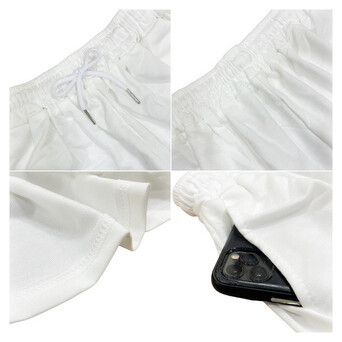 Трикотажні шорти бермуди BONNTEE XL білий фото №3